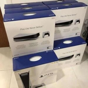 Wholesale p: SONY P S 5 Blu-ray Disc Console +2 DualSense P-S-5 Wireless Controllers PlayStationning 5