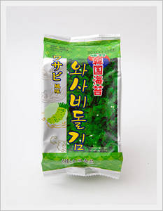 Wholesale seaweed powder: Seasoned Seaweed Snack WASABI 3P