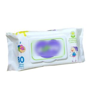 Wholesale Safety, Health & Baby Care: Baby Sensitive Wipes with Aloe Vera and Vitamin E-Toallitas Para Bebs