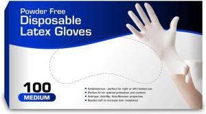 Wholesale latex glove: Latex Examination Gloves