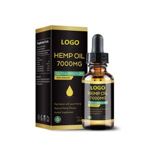 Wholesale label: Private Label Organic Hemp Seed Oil for Pain Relief Stress Anxiety Sleep Essential Oil