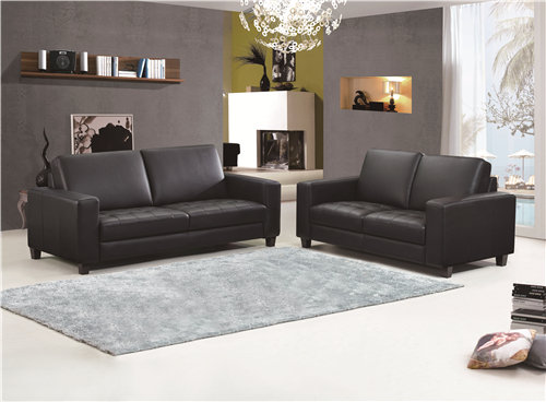 Newest Design Genuine Leather Sofa Set, Elegant Leather Sofa Set