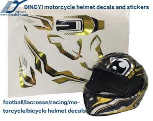Wholesale motorcycle helmet: Motorcycle Bicycle Helmet Water Slide Transfer Decals Printing Stickers Product Manufacturer.