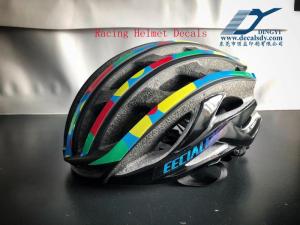 Wholesale decal: Bike Half Racing Helmet Coloful Decals Sticker Design Factory Price