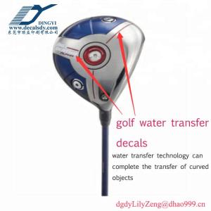 Wholesale titanium material: Golf Ball Head Titanium Alloy Material Decals Manufacturer China.