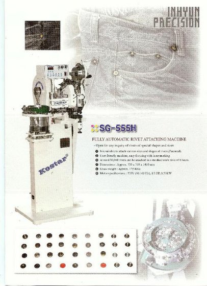 Automatic Eyelet Fastening Machine(id:8745832). Buy Korea Button ...