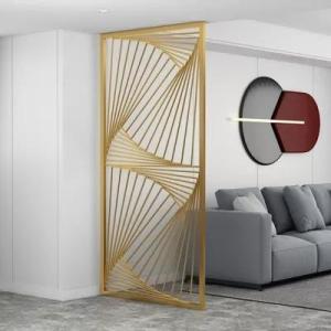 Wholesale shopping centers: Personalized Decorative Metalwork Laser Cut Metal Room Divider for Living Room