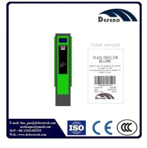 Wholesale credit size ic card: Intelligent Parking System Exit Station Barcode Ticket Verifier