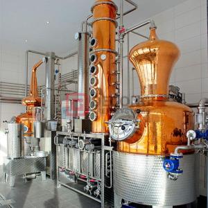 Wholesale low sugar yeast: 500L Professional Customization Red Copper Electric Alcohol Whiskey Distiller for Sale