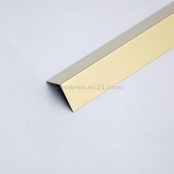 Dekoar Stainless Steel L Shape Profile Metal Strip Ceiling Trim Tile ...