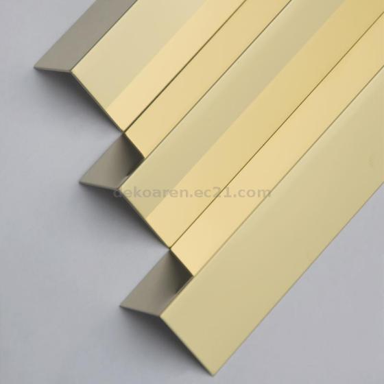 Dekoar Stainless Steel L Shape Profile Metal Strip Ceiling Trim Tile 