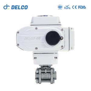 Wholesale steel screw: DELCO Stainless Steel On-Off Screw Thread Electric Actuated Ball Valve
