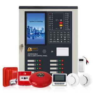 Wholesale control panels: Fire Detection Alarm System Addressable Fire Alarm Control Panels with Accessories