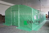 6 FT 1.8 M Greenhouse With Roll Up Window Polytunnel Durable PE FOIL Grow House 