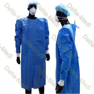 Wholesale surgical gown: 30g To 55g SMS Reinforced Sterile Disposable Surgical Gown AAMI LEVEL 3