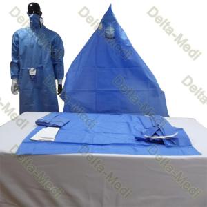 Wholesale drape: Reinforced 20-60g Surgical Dental Pack Disposable Dental Drapes with Adhensive Fenestration