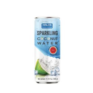 Wholesale Fruit: Sparkling Fresh Coconut Water with Watermelon