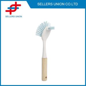 Wholesale Brushes: Two Side Silicone Bristles Brush with Wooden Handle