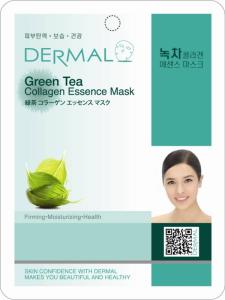 Wholesale canned cucumber: Dermal Green Tea Collagen Essence Mask