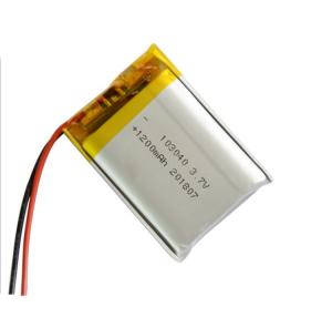 Wholesale battery speaker: 103040 Polymer Lithium Ion Battery Lipo Rechargeable with 1200mAh 3.7V for Bluetooth Speaker