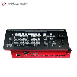 Wholesale pgms: 5-CH Live Stream DeviceWell HDS7105P PIP T-bar HD Video Switcher