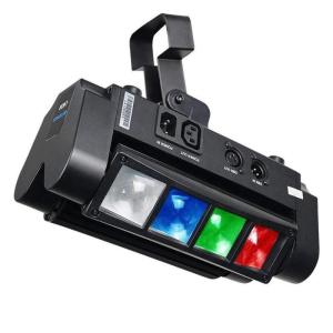 Wholesale head light: Mini Spider 8 X 3W RGBW LED DMX 512 Moving Head Stage LED Bar Wash Disco Club Dj Lighting Light