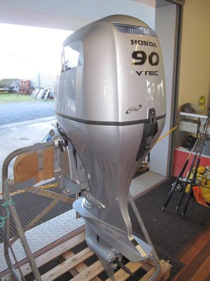 Used Honda 90HP 4-Stroke Outboard Motor Engine Motor Is In Excellent(id ...