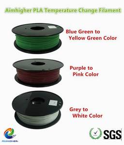 Wholesale yellow corn grade 3: PLA ABS Temperature Change Color  Printer Filament