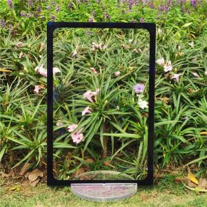 Wholesale reflective lcd display: Display Cover 1mm 2mm 3mm Anti-reflective Glass Silk Screen Printed Black Frame Tempered Ar Coating