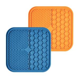 Wholesale pet pad: Food Grade Silicone PET Slow Feeders Peanut Butter Licking Pad Calming Mat for Dogs Puppy Treat Mat