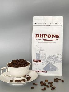 Wholesale dates: DHPone Roasted Coffee Beans 500g Pure Arabica Robusta One-Way Degassing Valve for Coffee Connoisseur