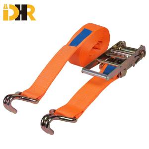 Wholesale rigging hardware: 10 Ton Ratchet Tie Down Straps with Double J Hook