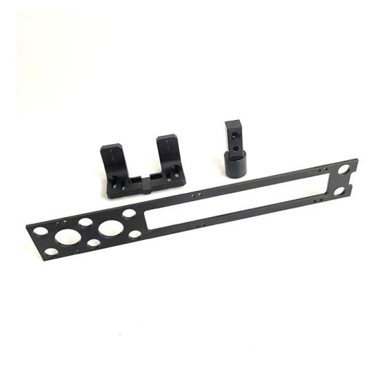 Sell CNC machined connection bracket alloy steel black oxidation