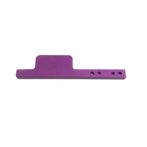 Sell Purple Anodizing Mounting plate for packaging machinery Aluminum Parts