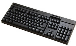 Wholesale packing tools: Heavy-duty USB Keyboard Built-in MSR & SCR