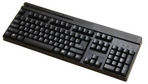 Wholesale magnetic action: Heavy-duty Keyboard with Magnetic Stripe Card Reader