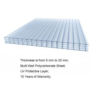 Wholesale pc hollow sheet: Multiwall Polycarbonate Sheet