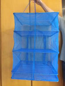Wholesale fish cage: Outdoor Hanging Drying Tableware Food Dry Net 3 Layer Shelf Hang Cage Fish RackS