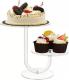 Cake Display Rack Acrylic Display Rack Tabletop Paper Cupcake Tower Stand 8x8.5"