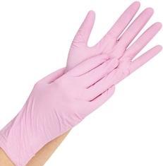 Wholesale disposable gloves: Class I Pink Disposable Medical Nitrile Glove AQL1.5