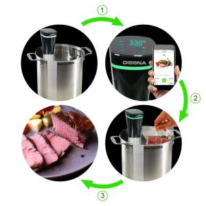 Electric Cooker with Wifi Sous Vide Stick Machine for Slow...