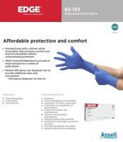 Ansell Edge Nitrile Disposable Gloves 300 PCS Per Box