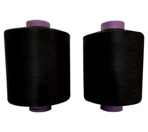 Wholesale embroidery yarn: 300D96F BLACK HIGH ELASTIC Polyester Yarn