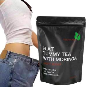 Wholesale sliming: Sliming Belly Tea Pert De Poid Detox Green Teabag the Minceur Flat Tummy Tea with Moringa