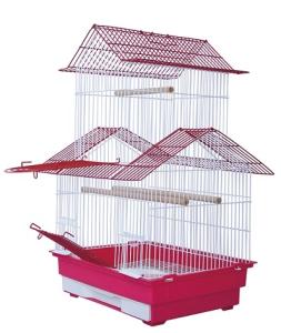 Wholesale double wire: Metal Wire Cage Bird House with Double Doors