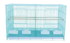 Wholesale pet cage: PET Cage Birds Play Steel Wire House with Divider Enough Flight Space