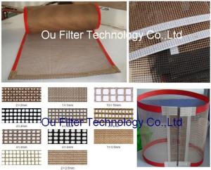 Wholesale kevlar fabric: PTFE/Teflon Mesh Screen Conveyor Belt