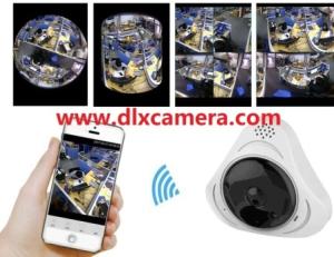 Wholesale vr: 960P 1.3Mp Smart 360degree Plug and Play Max.128G SD 3D Panoramic VR P2P Wireless WIFI IP IR Camera