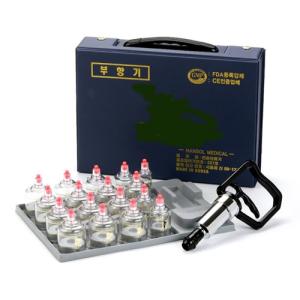 Wholesale Other Massager: Cupping 17Cups Set -Deformation When Placed in Hot Water