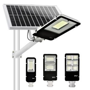 Wholesale led controller: Economical Solar LED Street Light IP67 Waterproof with Big Battery Capacity and Light-control